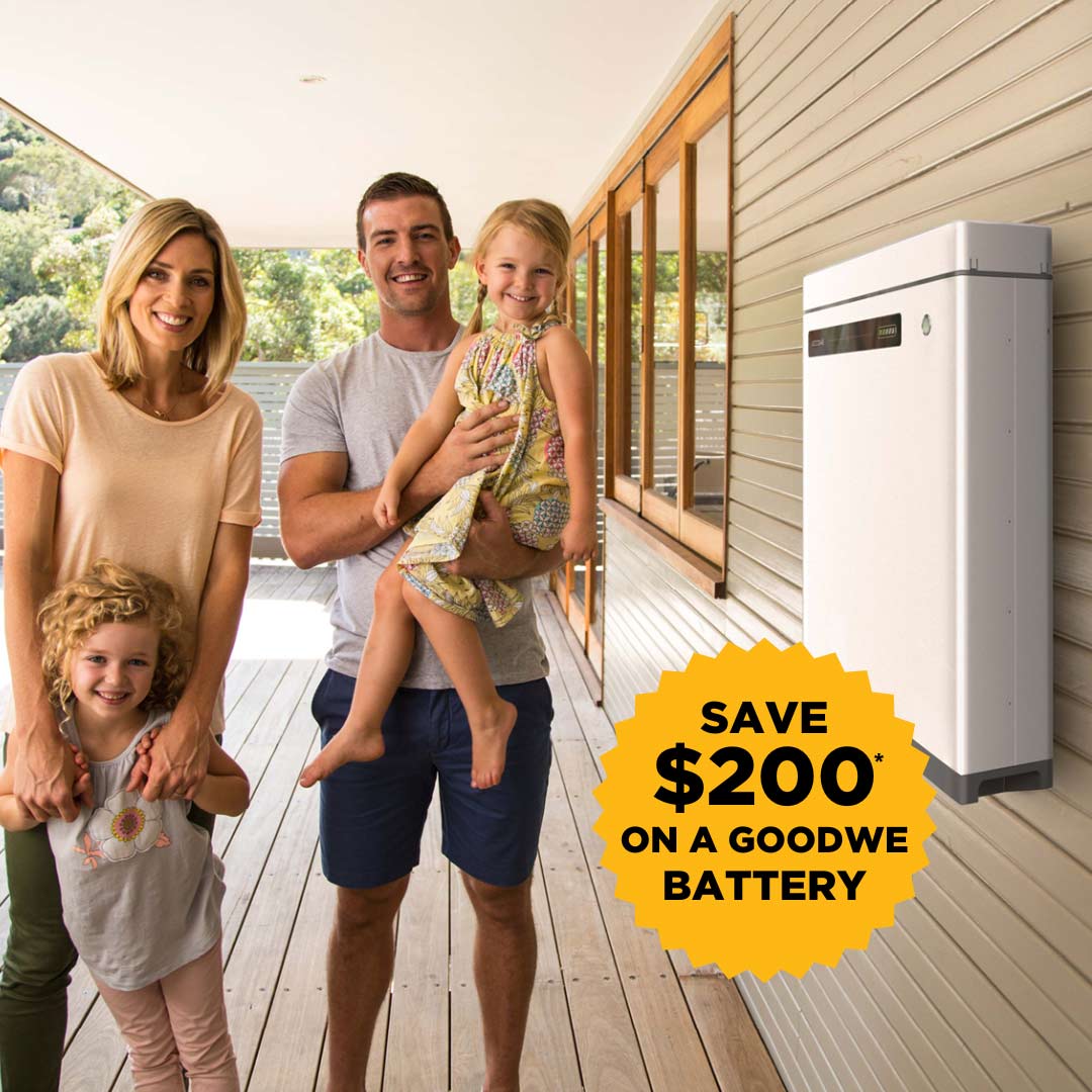 Save $200 on a GoodWe Battery